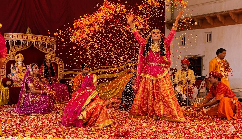 phoolon ki holi in pushkar