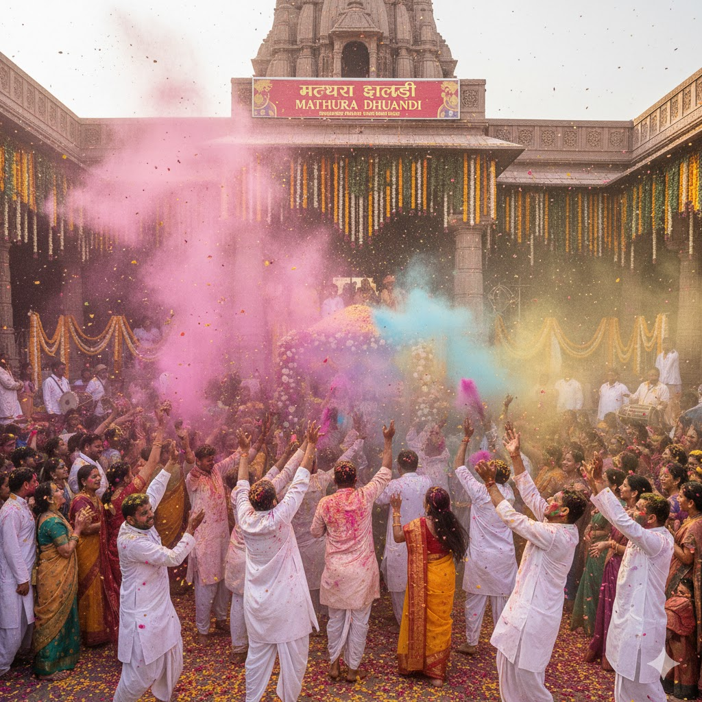 holi in mathura vrindavan 2026