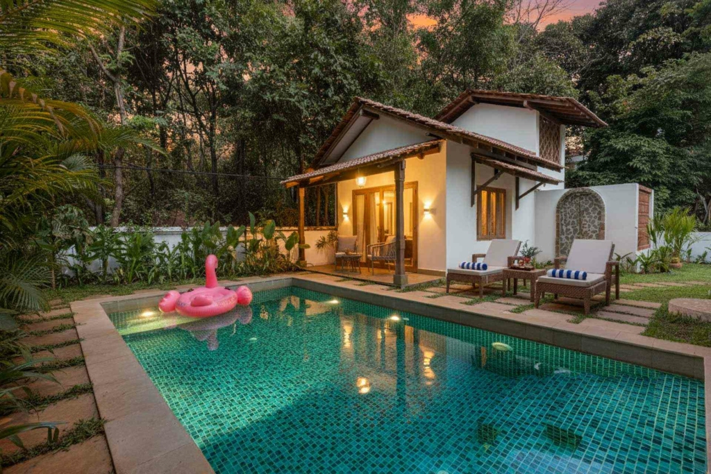 pool villas in goa under 20k