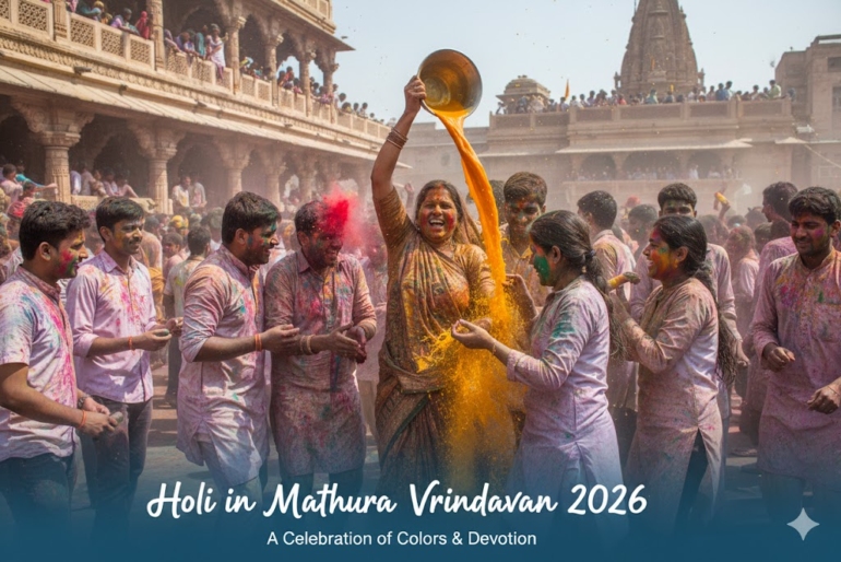 holi in mathura vrindavan 2026
