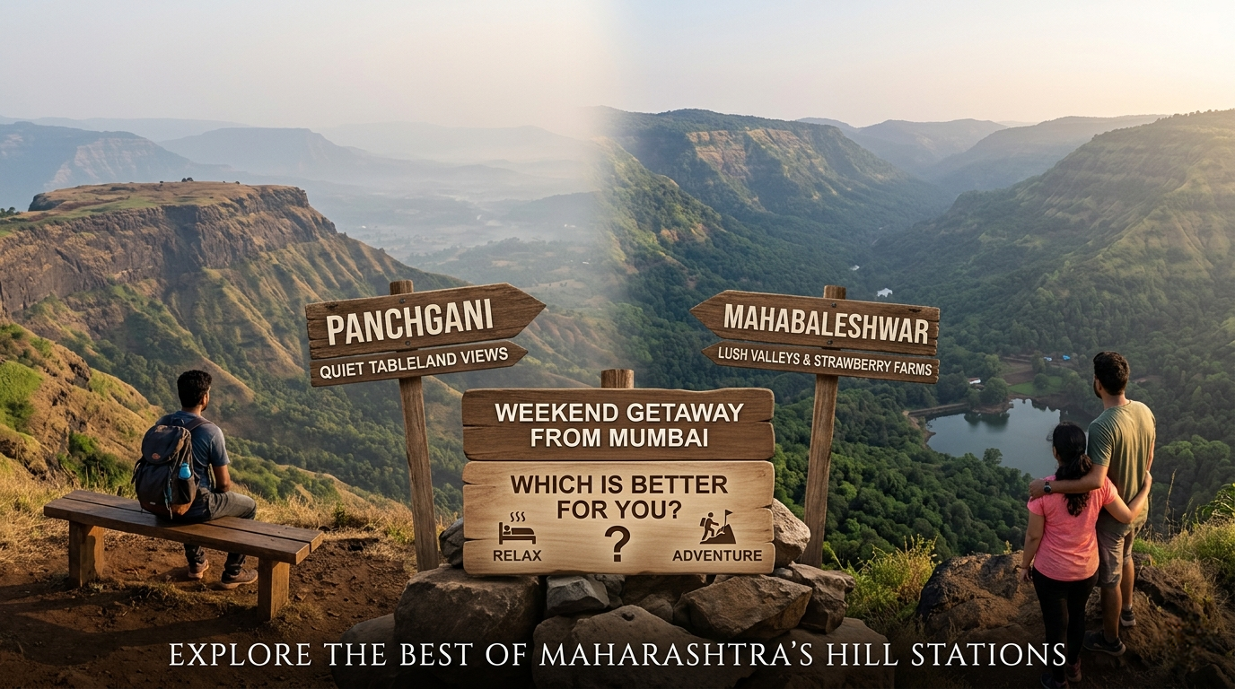Panchgani vs Mahabaleshwar: which hill station is better for a weekend getaway from Mumbai