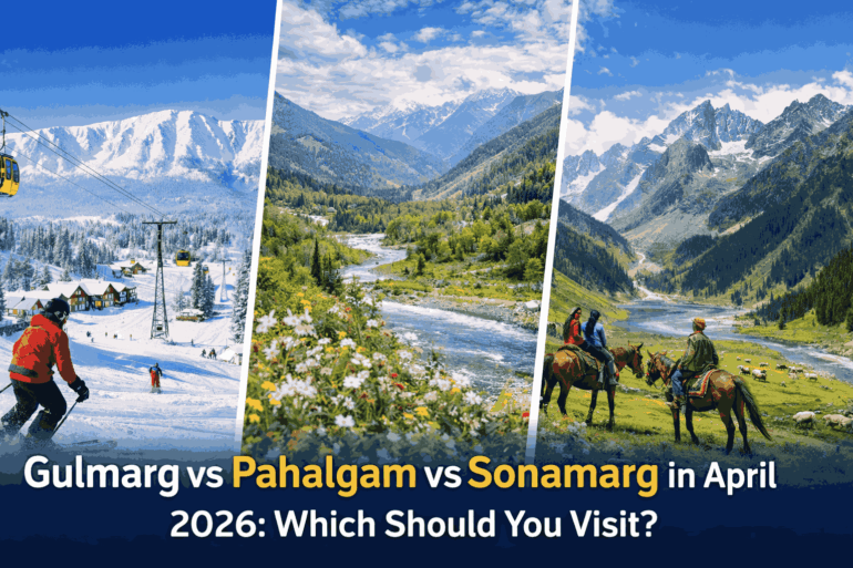 pahalgam vs sonamarg vs Gulmarg