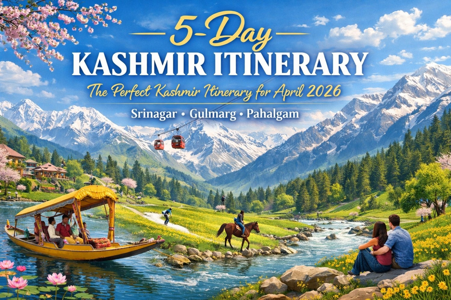 5 day Kashmir Itinerary