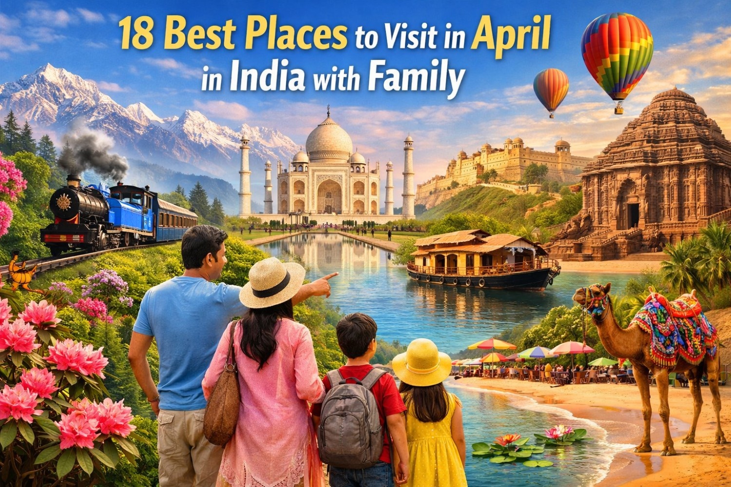 best places to visit in april in India