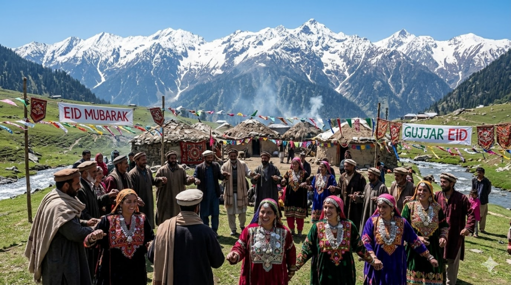 gujjar eid celebration in bandipora in kashmir in march 2026