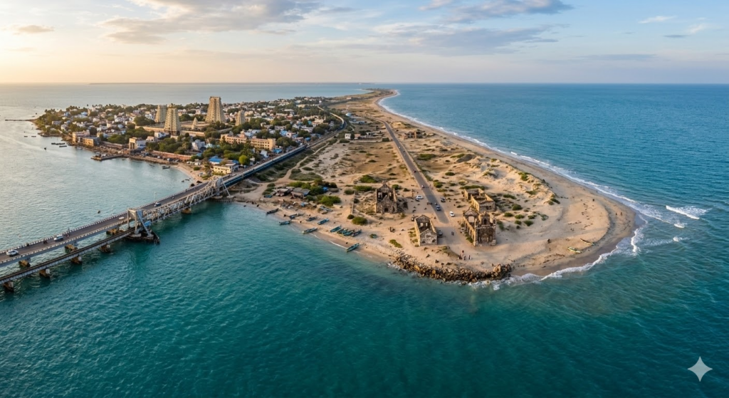 dhanushkodi during ram navmi in rameswaram