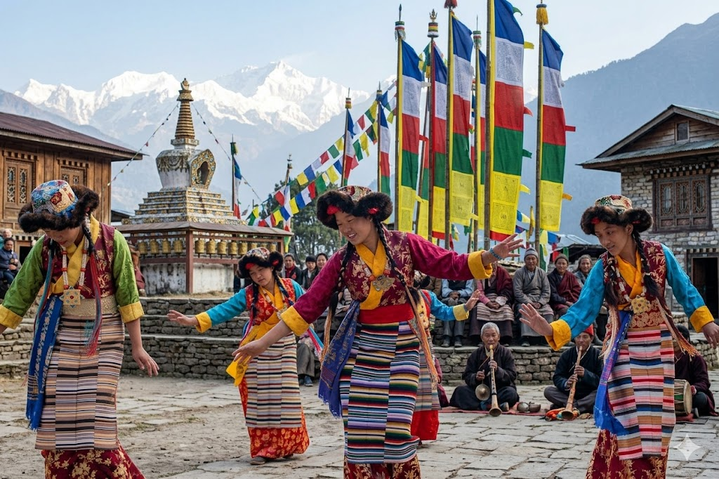 cultural programs at rhododendron festival in sikkim in march and april
