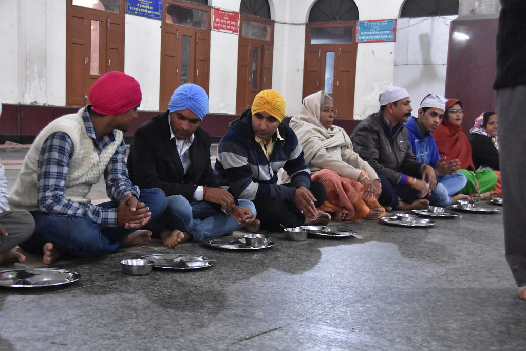 baisakhi langar at bangla saheb in amritsar