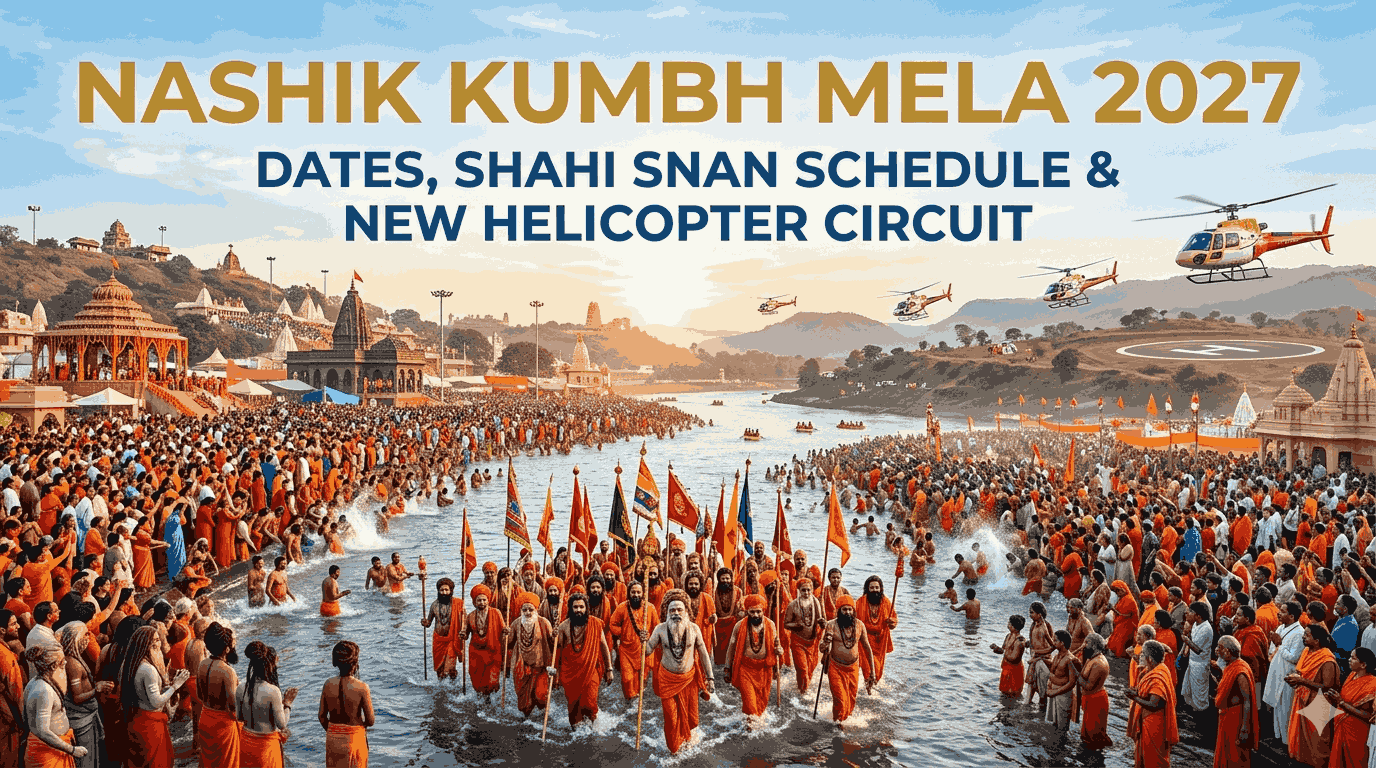 When Is the Nashik Kumbh Mela 2027? | Dates, Shahi Snan Schedule & New Helicopter Pilgrimage Circuit