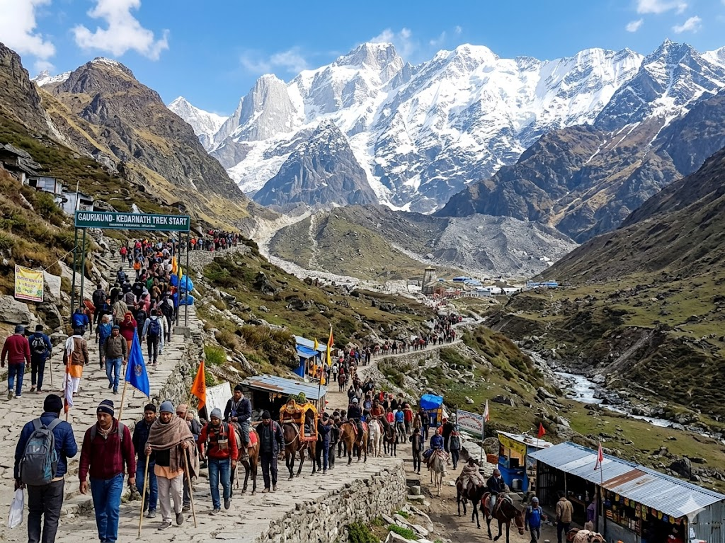 trekking to kedarnath for char dham yatra
