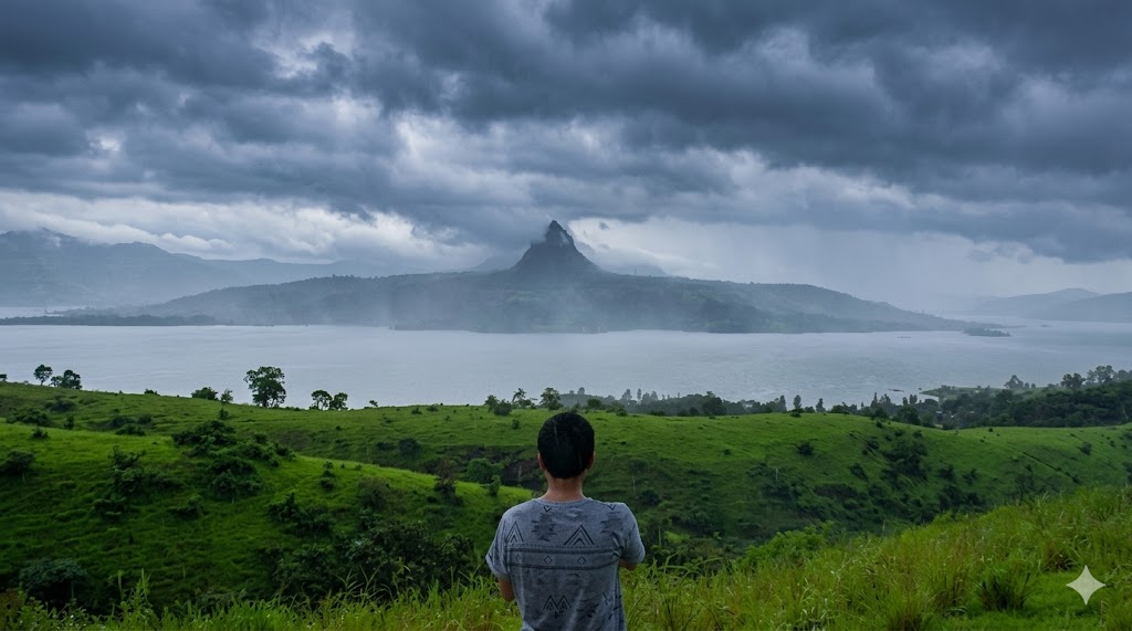pawna lake in monsoon, june 2026