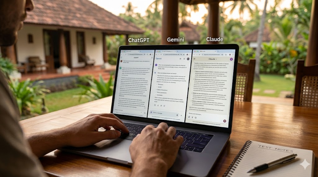 using ai to book villas in india