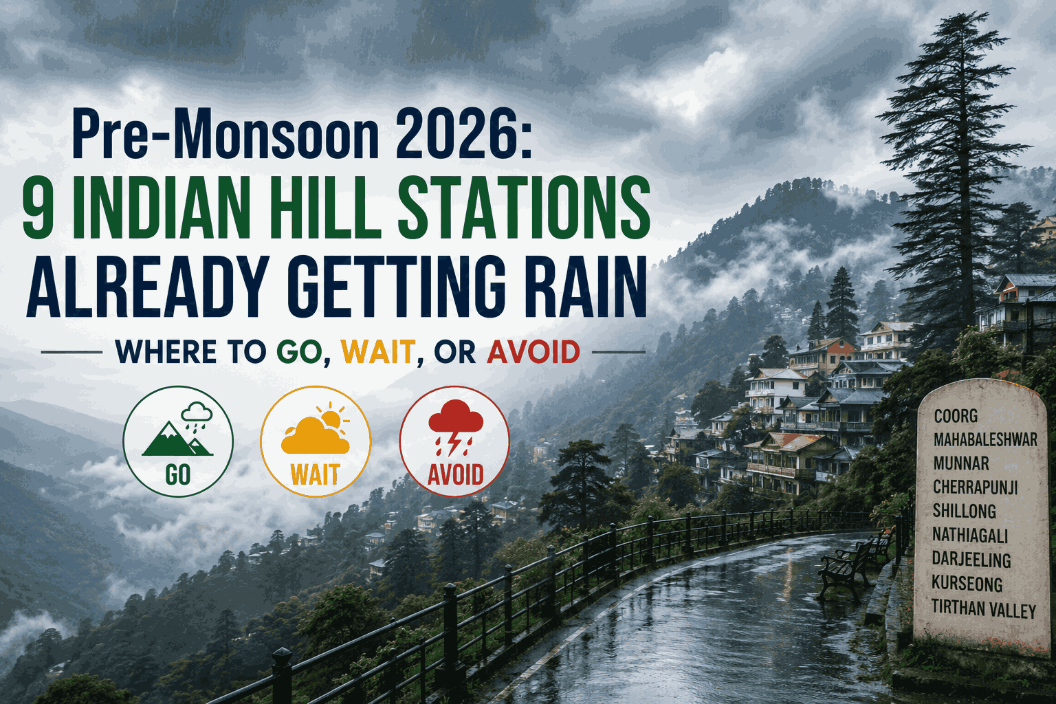 Pre-Monsoon Rain Tracker 2026: Hill Stations Getting Rain