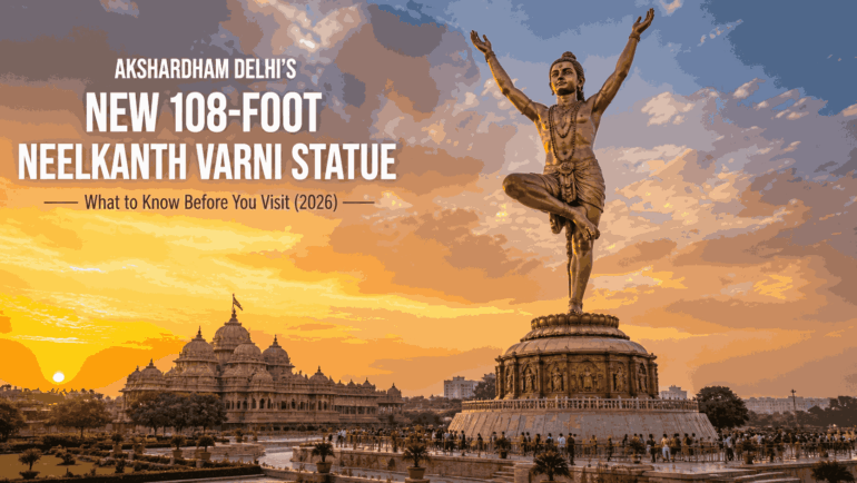 Akshardham Temple in Delhi and the 108-Foot Statue in 2026