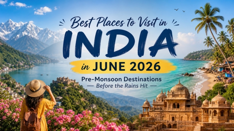 best places in India in june 2026