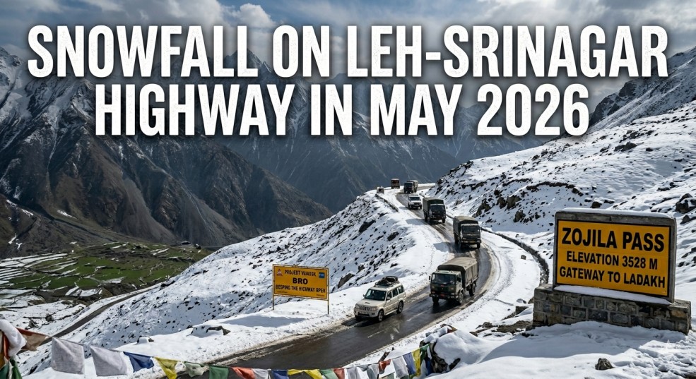 places to see snow in india
