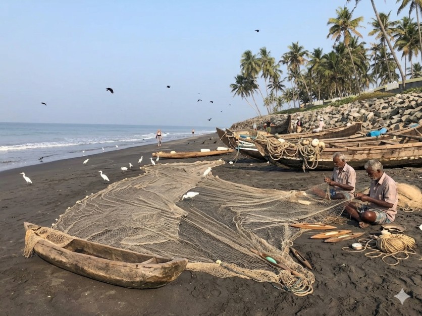 how to reach black sand beach in varkala - Thiruvambadi Black Sand Beach