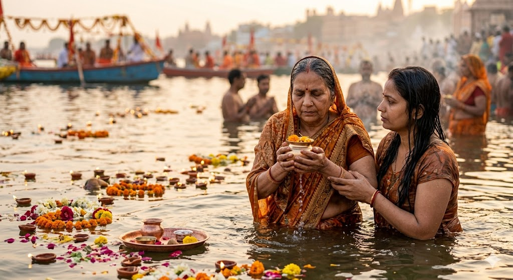pushkara snan at yamuna pushkaram in 2026
