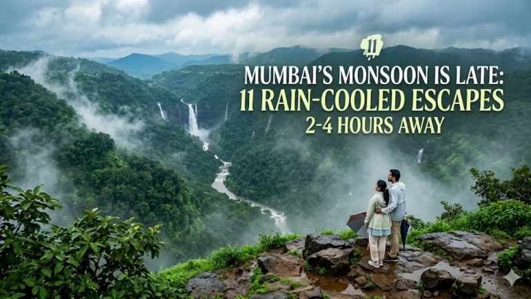 places to visit near mumbai in monsoon