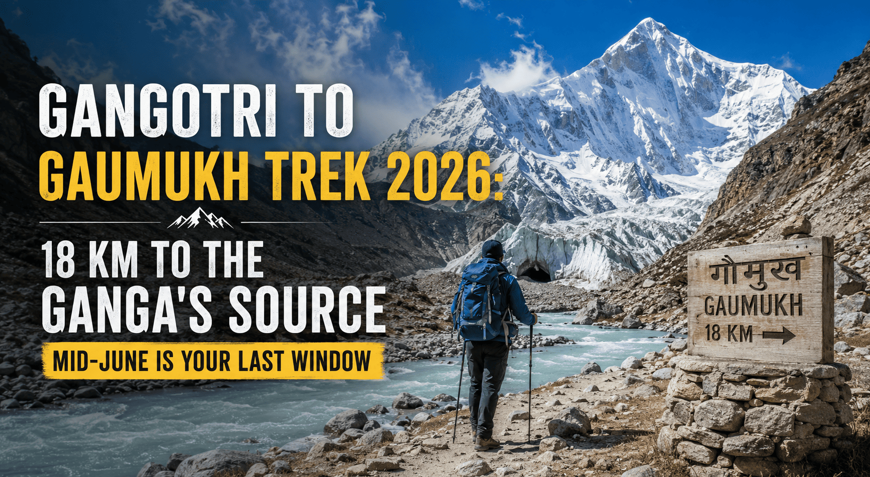 Gangotri to Gaumukh Trek 2026