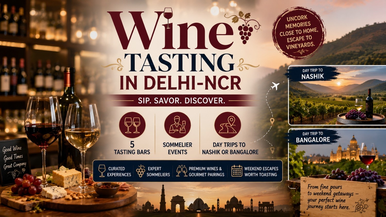 wine tasting in Delhi