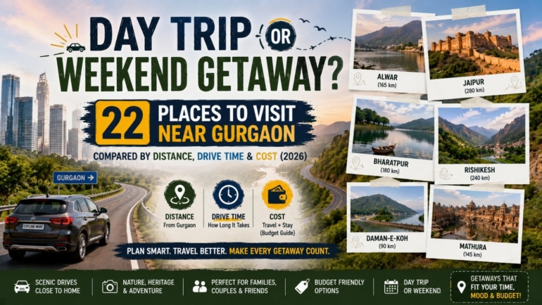 places to visit near Gurgaon