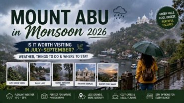 mount Abu in monsoon
