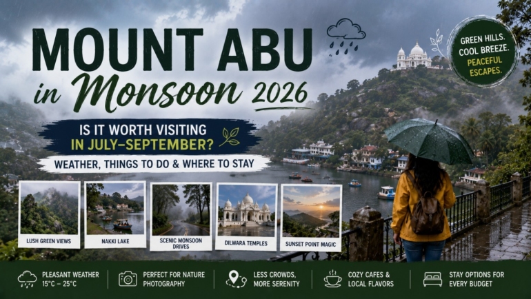 mount Abu in monsoon