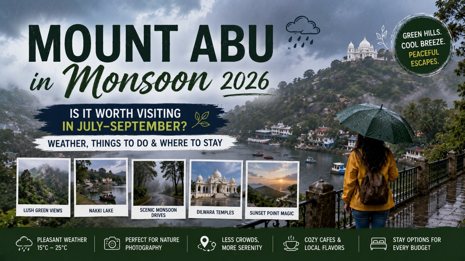 mount Abu in monsoon