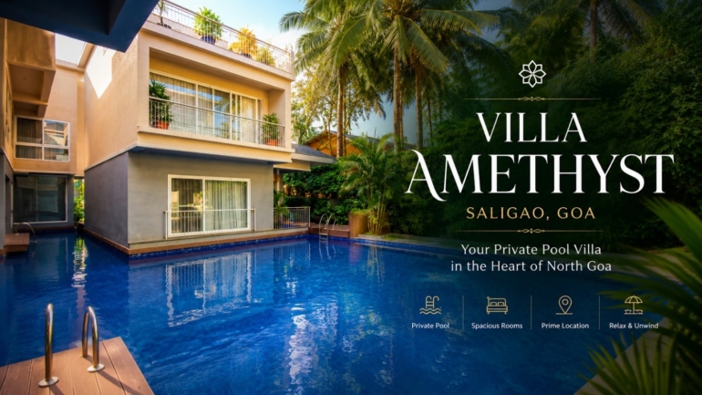 Goa villa with private pool