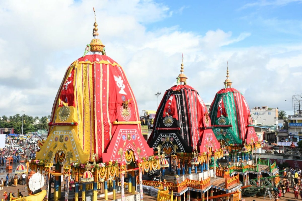 three chariots of bahuda yatra 2026