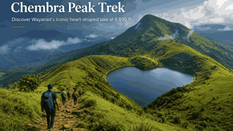 Chembra Peak Trek: Wayanad's Heart-Shaped Lake at 6,890 ft