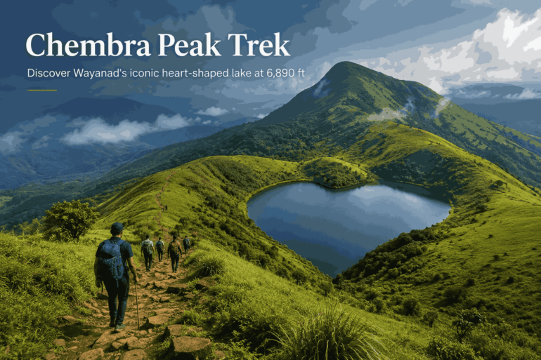 Chembra Peak Trek: Wayanad's Heart-Shaped Lake at 6,890 ft