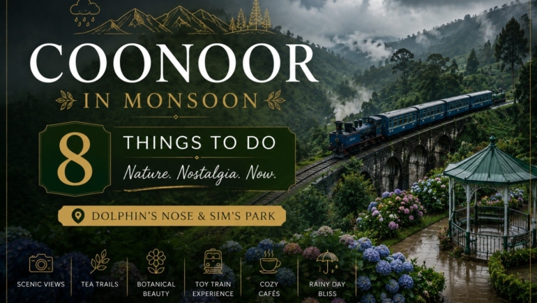 coonoor in july, best places to visit in india in monsoon