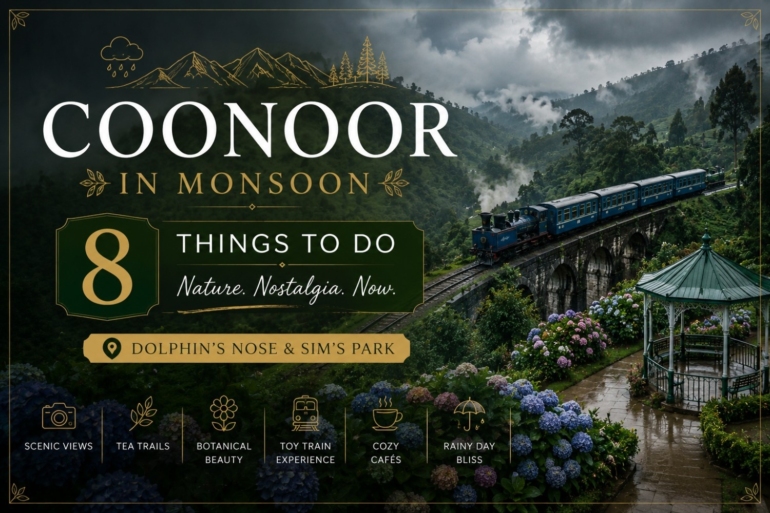 coonoor in july, best places to visit in india in monsoon