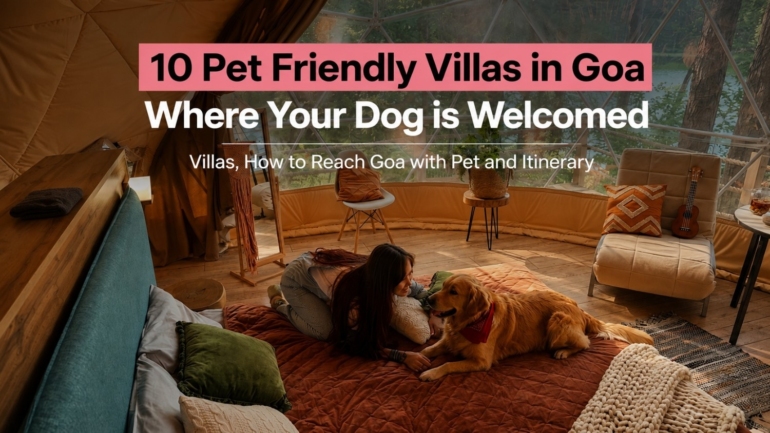 Pet-friendly villas in goa
