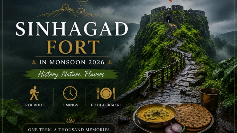 sinhagad in monsoon, best places to visit in maharashtra in monsoon