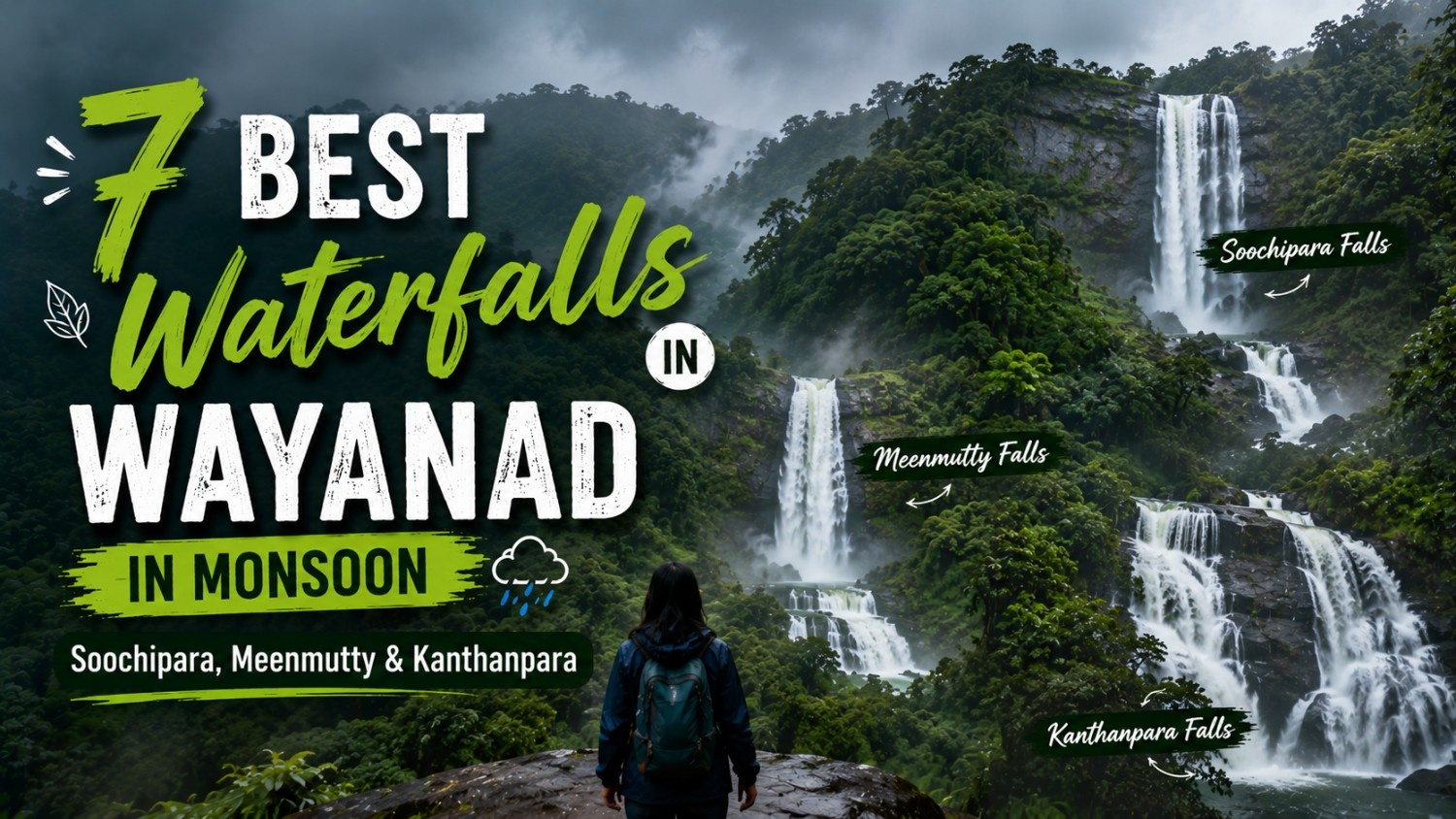 waterfalls in Wayanad