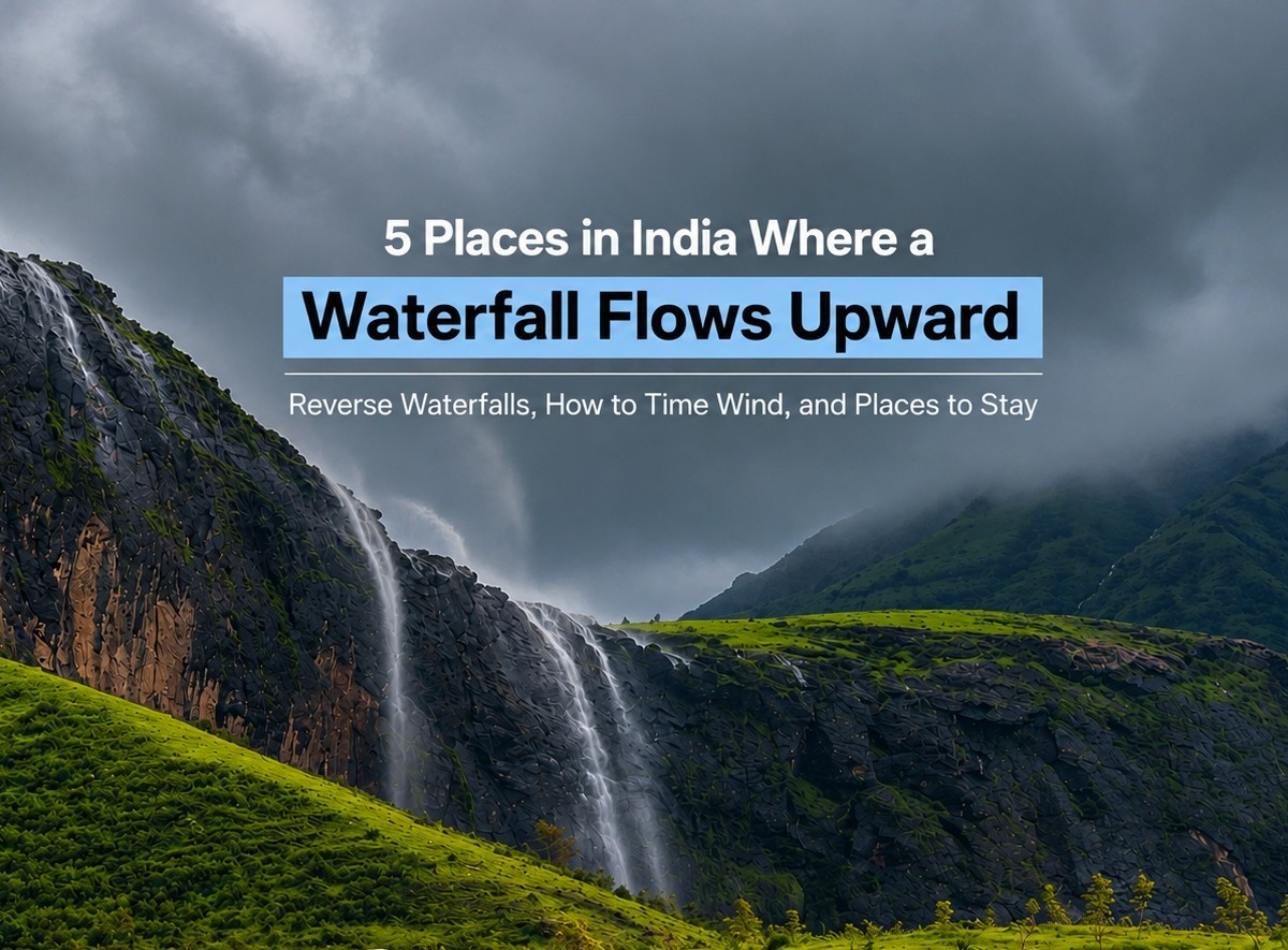 reverse waterfalls in india